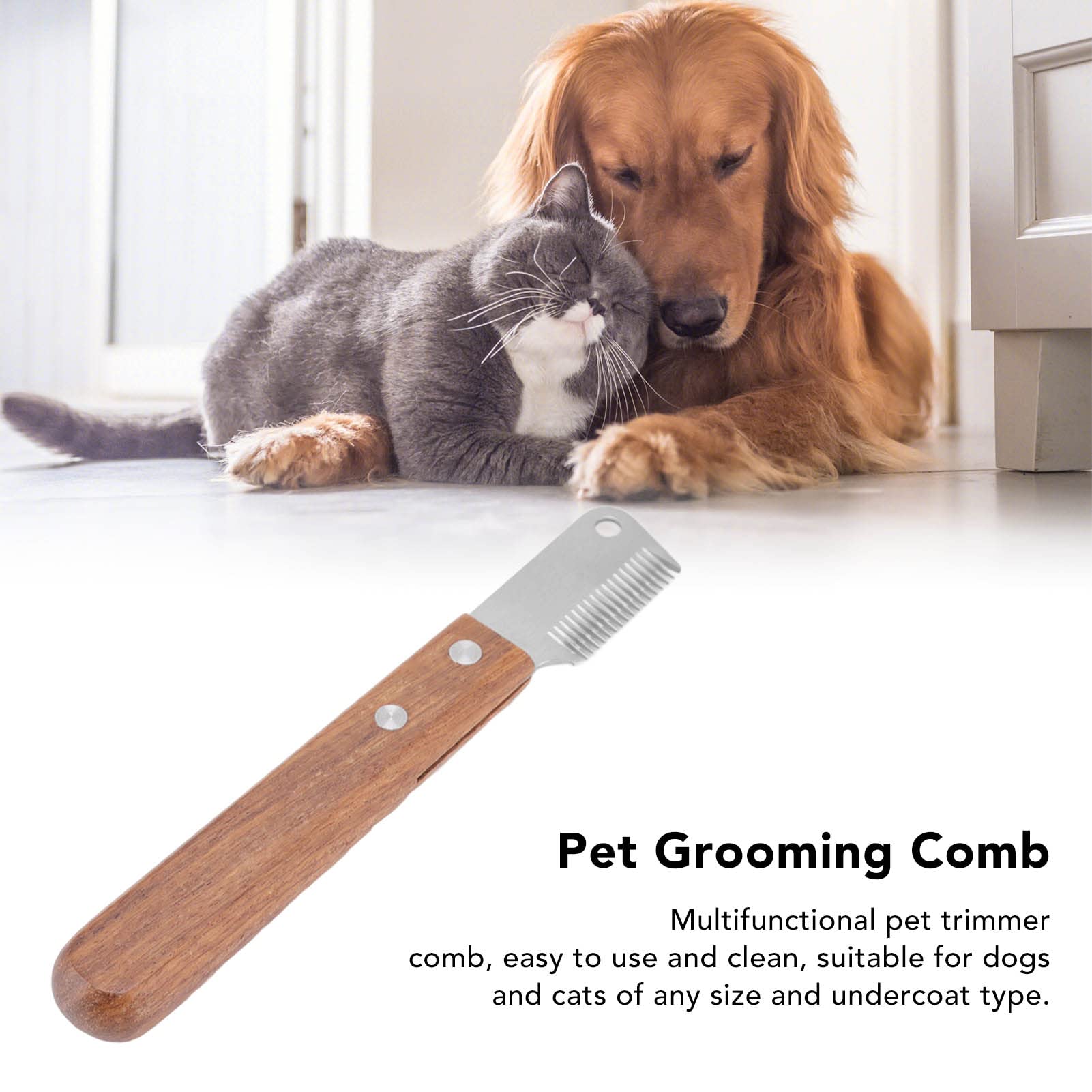 Hosi El Cuchillo de Afeitar para Perros Reduce la Pérdida de Cabello Suministros de Aseo para Mascotas para Perros