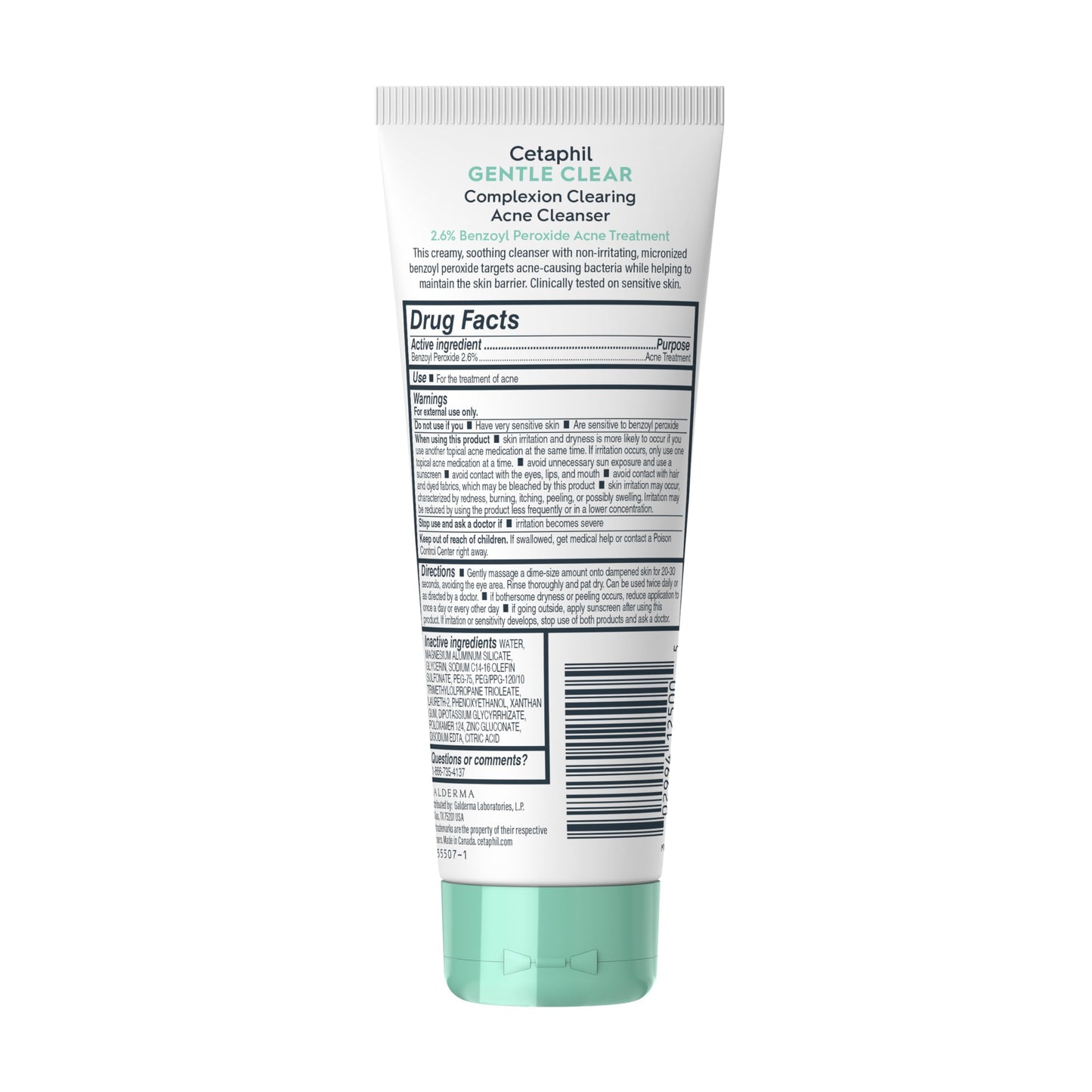 Cetaphil Gentle Clear Complexion-Clearing BPO Acne Cleanser