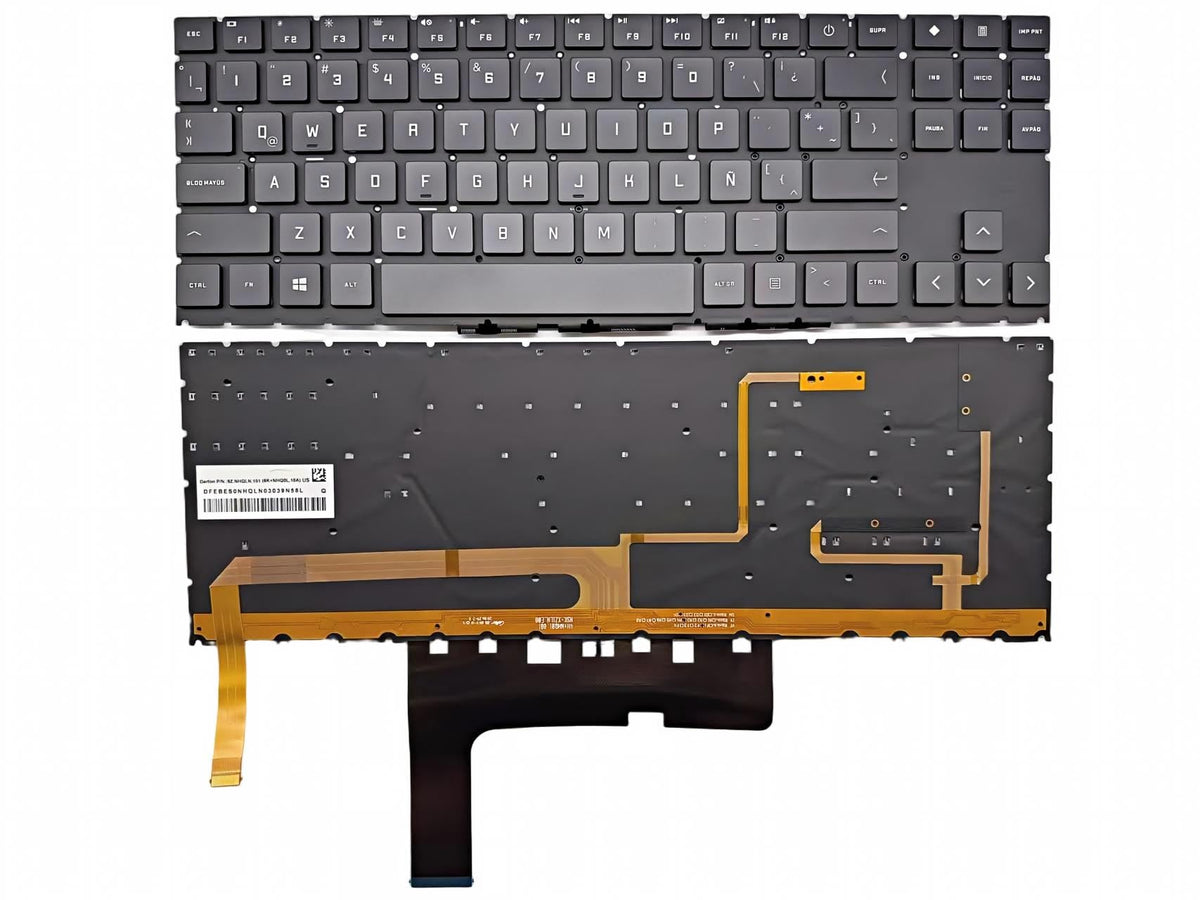 Teclado de Repuesto HP OMEN RGB Retroiluminado para Portátil