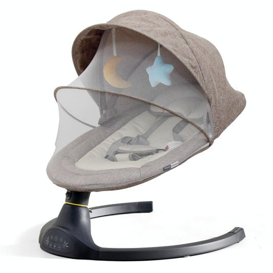 BAMBINETO Mecedora Eléctrica Bebé ORPHIC con bluetooth