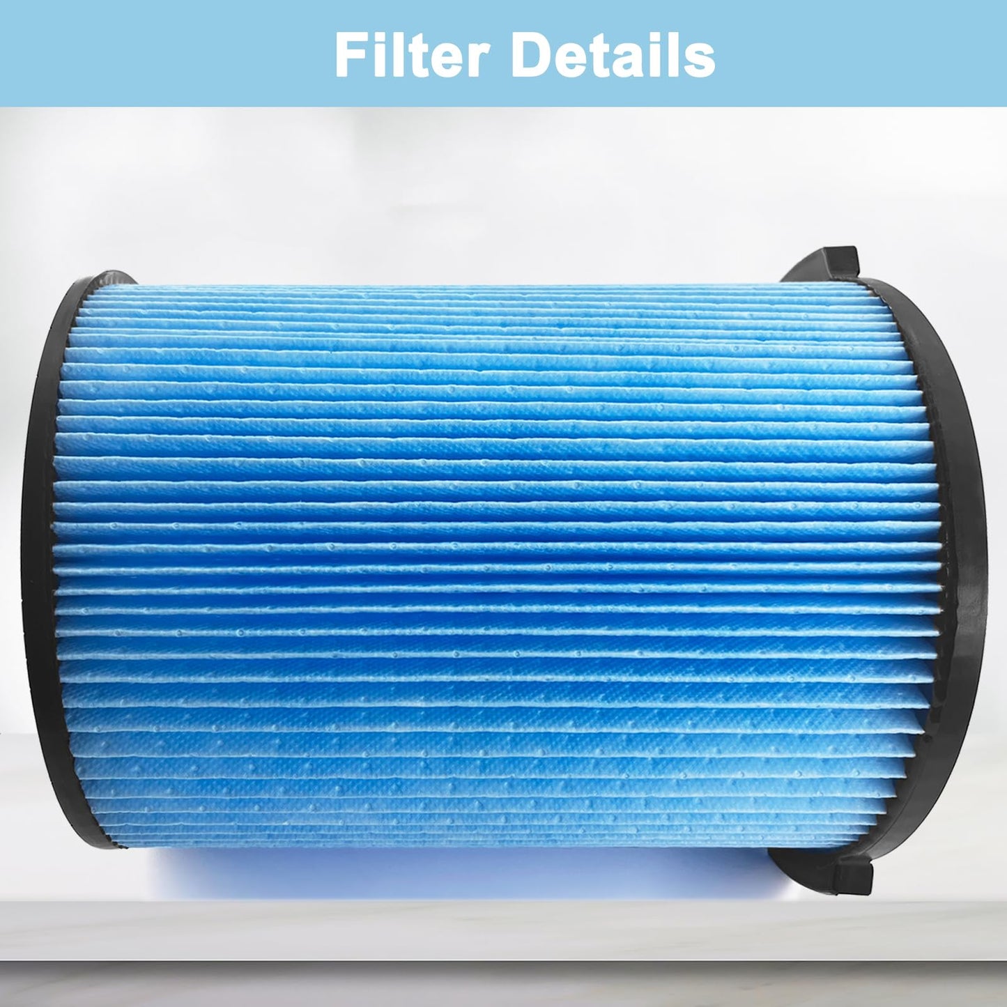 Filtros de Repuesto Ridgid para WD5500 WD0671 WD6425 Paquete de 2