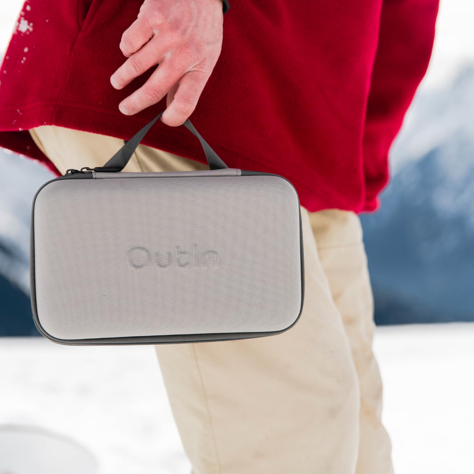 Outin Nano - Bolsa de transporte portátil para máquina espresso eléctrica, impermeable, resistente EVA, para cafetera electrónica, para viajes, oficina, camping