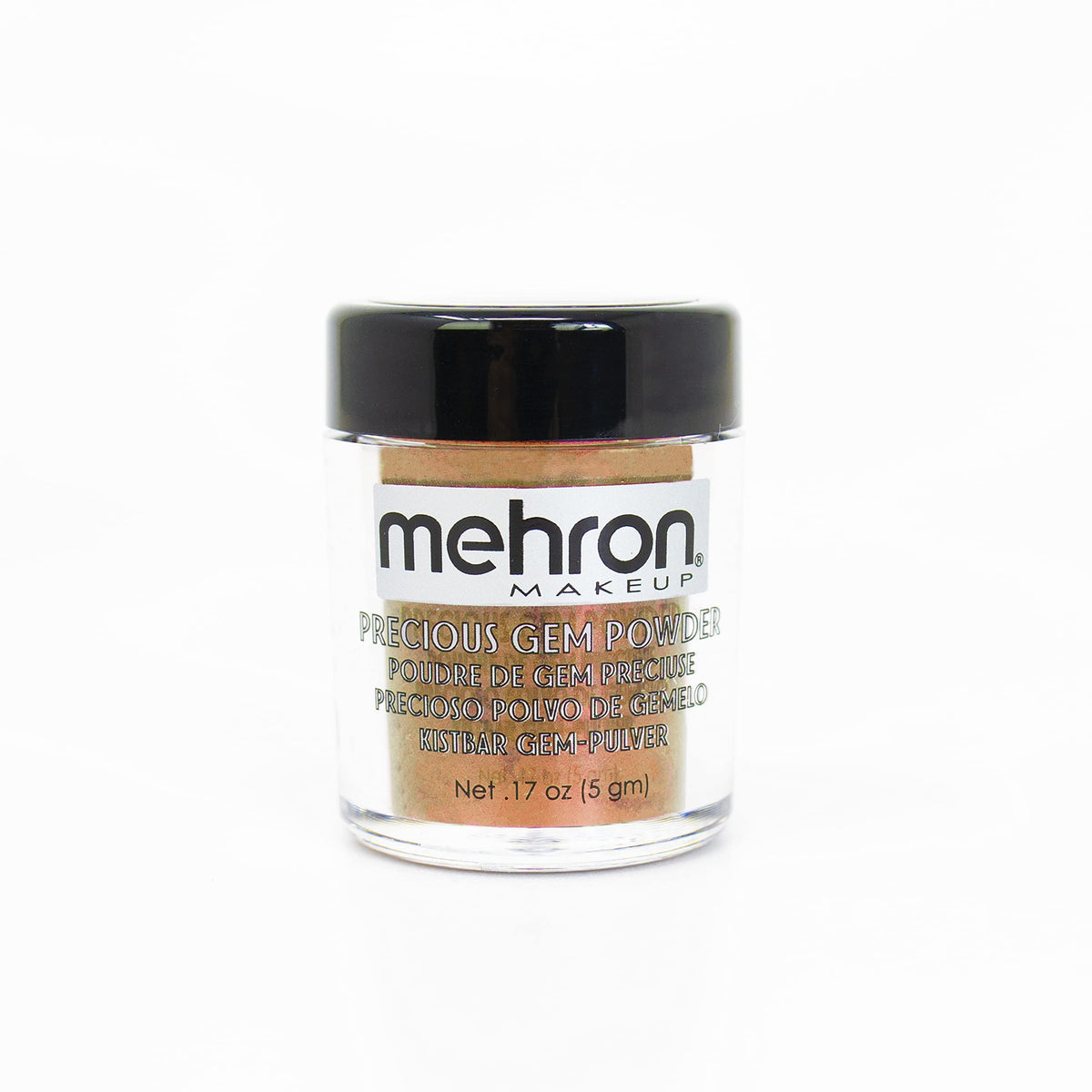 Mehron Makeup Precious Gem Powder Eye Makeup, - Topaz .17oz Shaker Jar