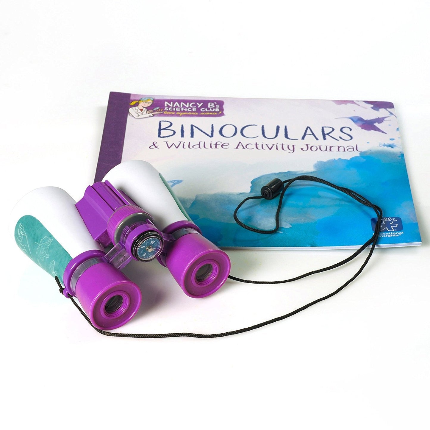 Educational Insights Nancy B's Science Club. Binoculares, binoculares para niños, Explorar la Naturaleza, para Mayores de 8 años
