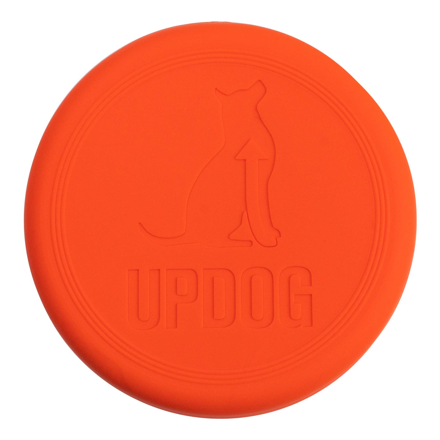 Frisbee para Perro, Fabricado en EE. UU. Productos Updog Pequeño Disco Volador de 15,24 cm para Perros, Anaranjado, 6