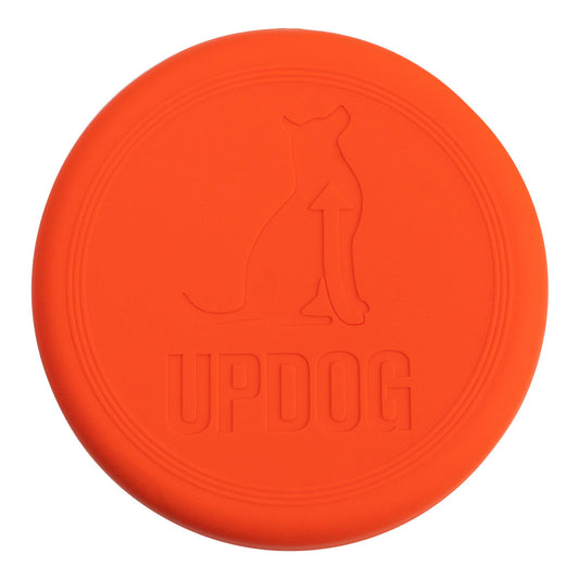Frisbee para Perro, Fabricado en EE. UU. Productos Updog Pequeño Disco Volador de 15,24 cm para Perros, Anaranjado, 6