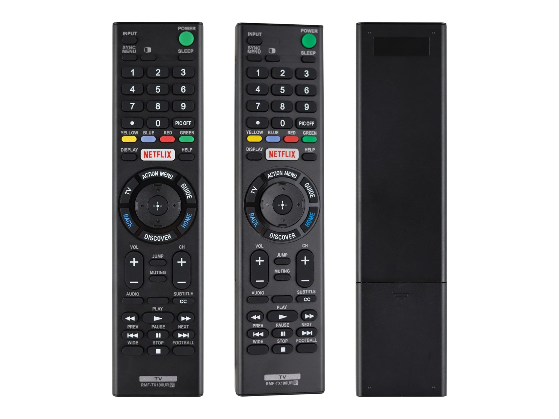 Control Remoto Sony RMF-TX100U Smart TV con botón para Netflix y Google Play…