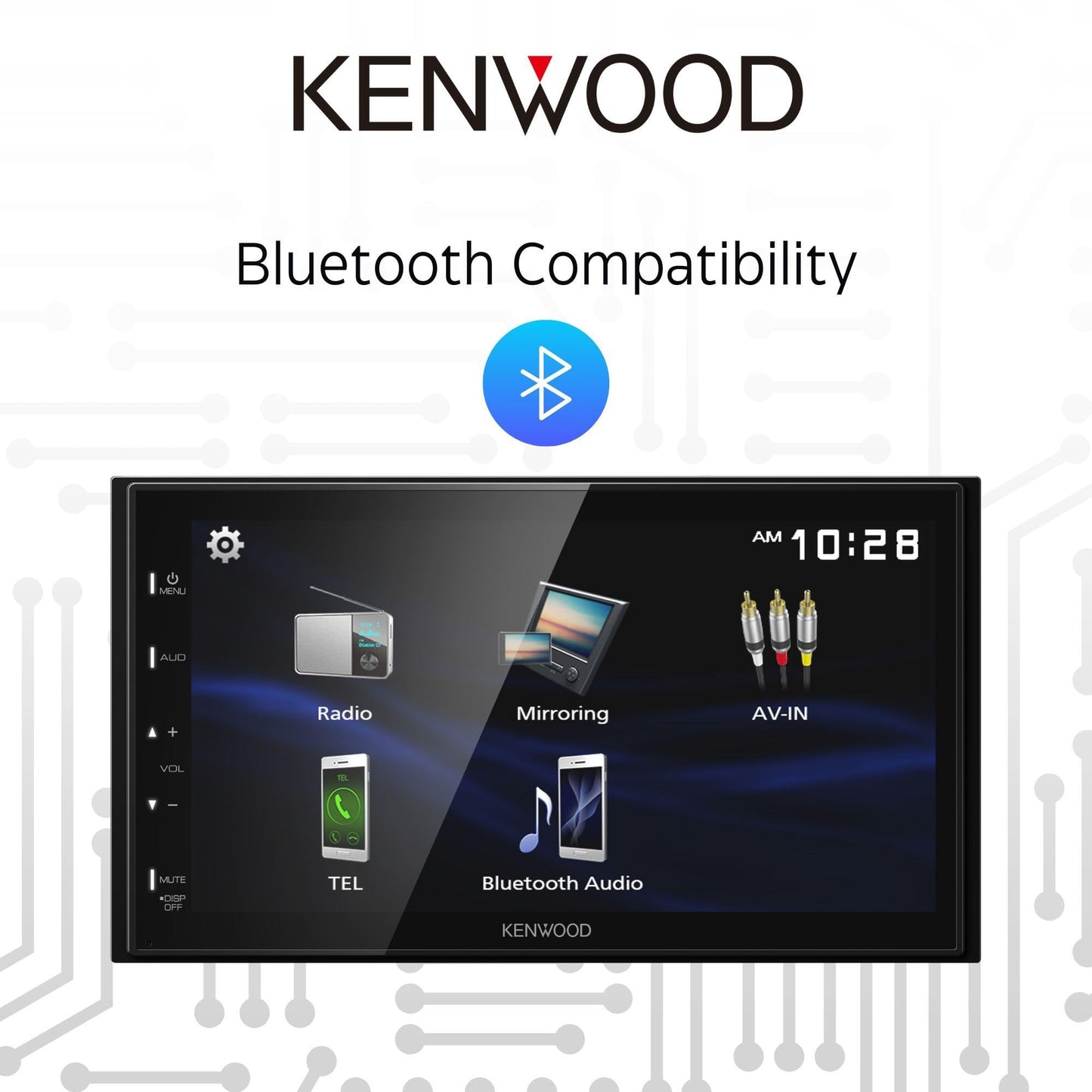 Kenwood DMX129BT Receptor multimedia con Bluetooth