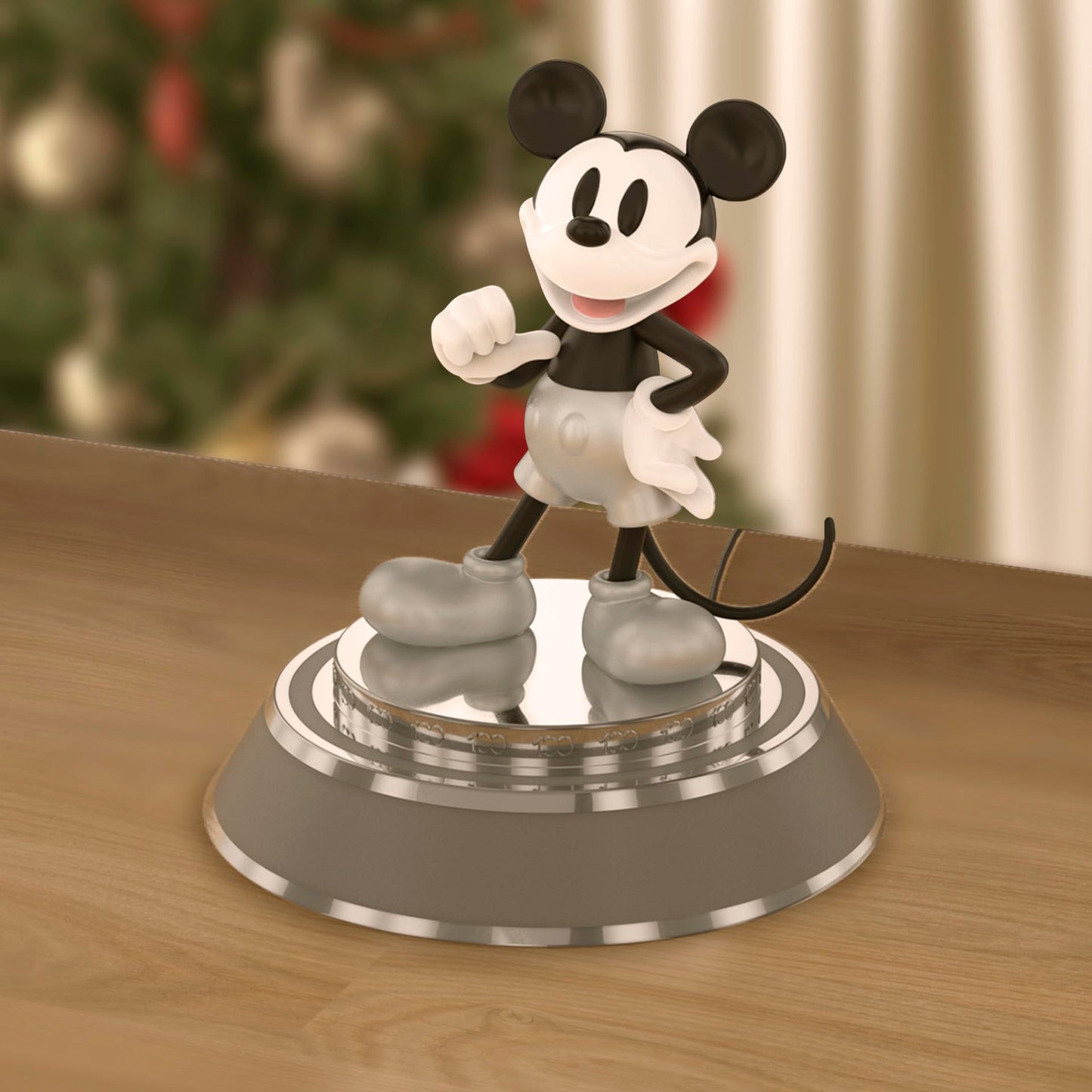 Disney 100 Mickey Mouse - Lámpara LED con tres niveles de intensidad decoración la magia de Disney 100 en tu hogar luz de noche figura 3D