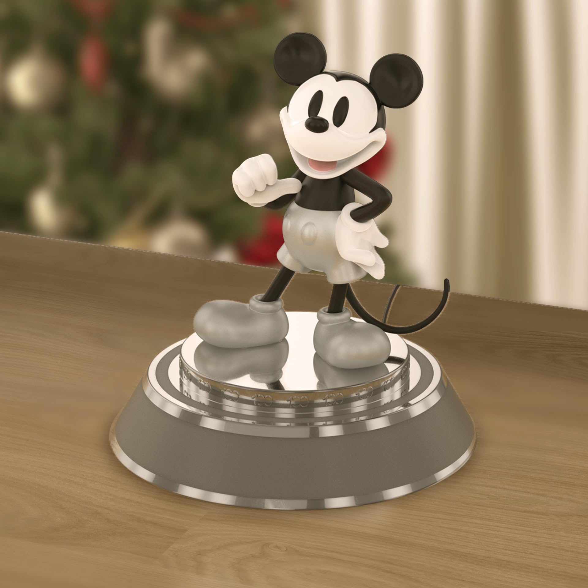 Disney 100 Mickey Mouse - Lámpara LED con tres niveles de intensidad decoración la magia de Disney 100 en tu hogar luz de noche figura 3D