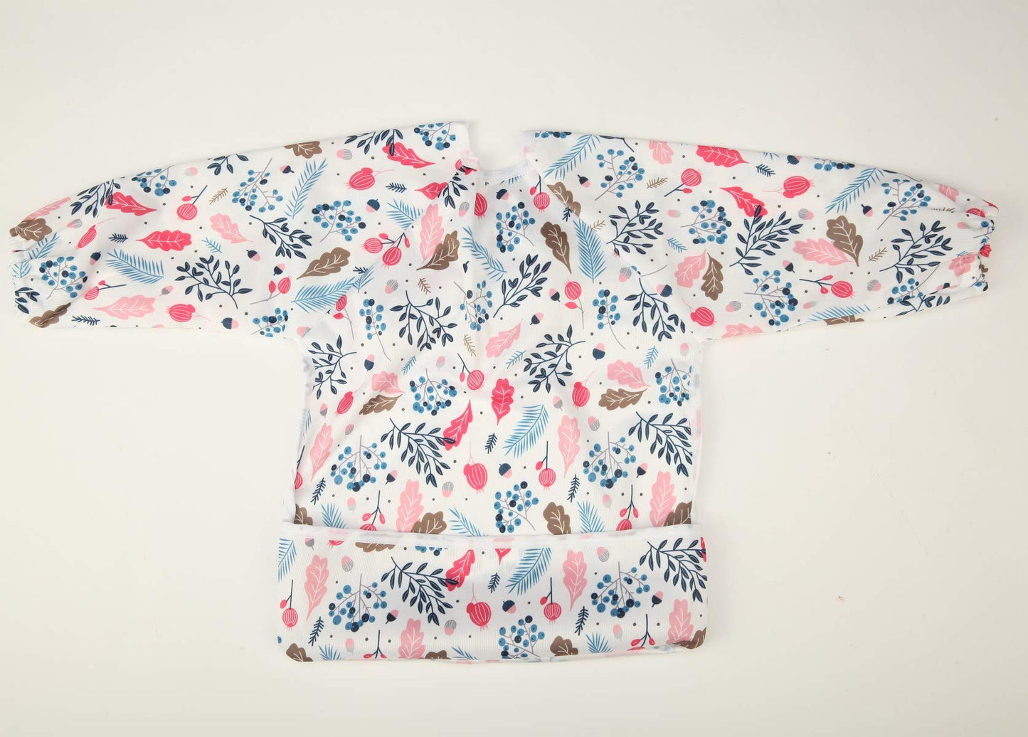 Sigzagor - playera con mangas para bebé con bolsillo de 1 a 3 años (follaje rosa)