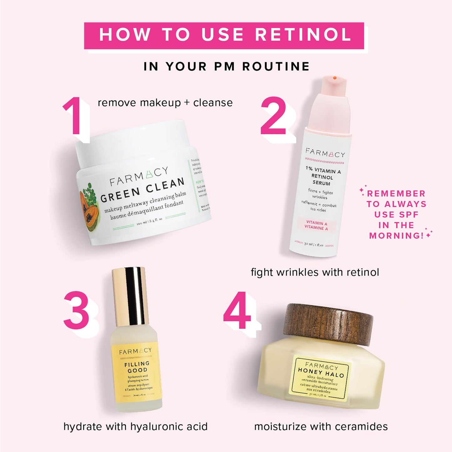 Farmacy YISHIQIFarmacy Retinol Serum for Face - 1% Vitamin A Anti Wrinkle Serum - Resurfacing Retinol Serum with 2 Retinoid Types - Formulated with Upcycled Ingredients