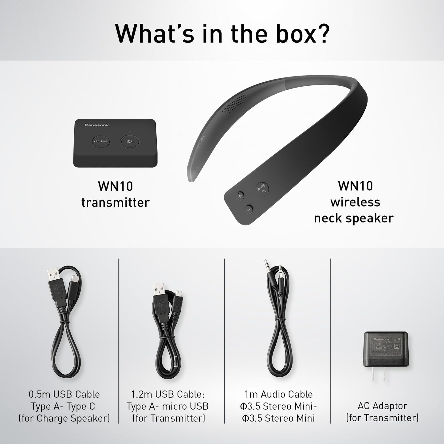 Panasonic Sistema de Altavoces inalámbricos para Cuello