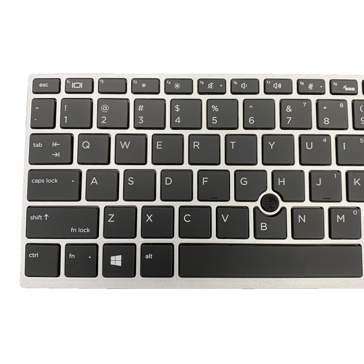 Repuesto Teclado Retroiluminado yhfshop Plateado para HP EliteBook 840 G5 846 G5 745 G5 US