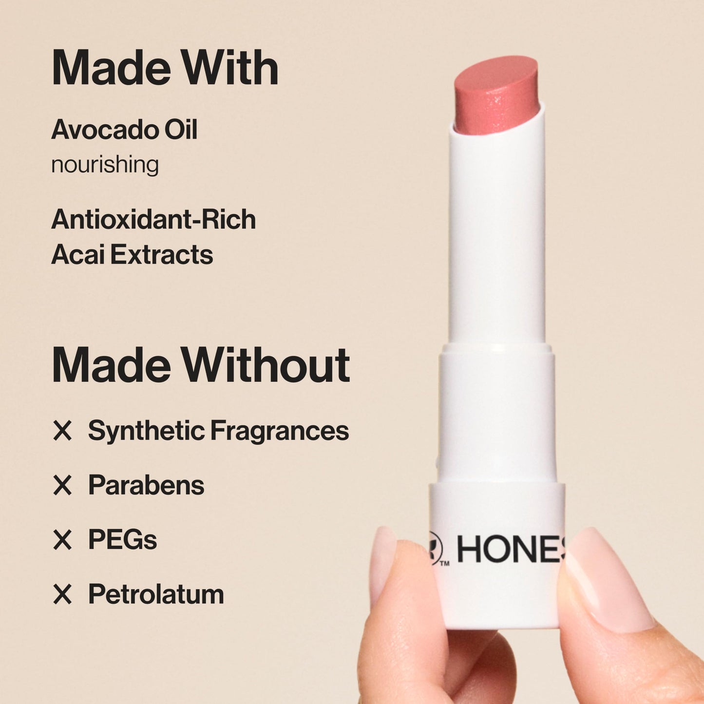 Honest Tinted Lip Balm - Dragon Fruit Women Lip Balm 0.14 oz