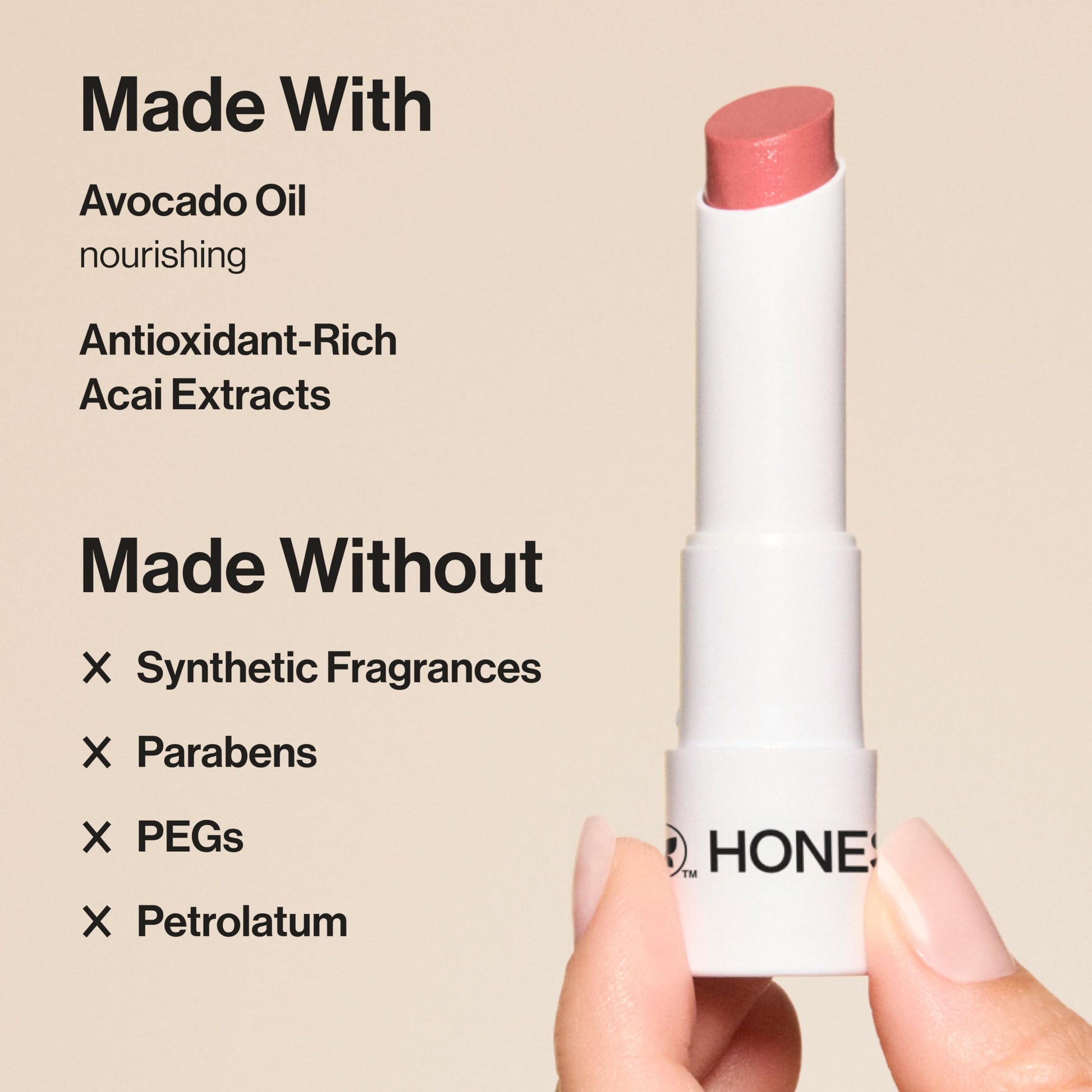 Honest Tinted Lip Balm - Dragon Fruit Women Lip Balm 0.14 oz
