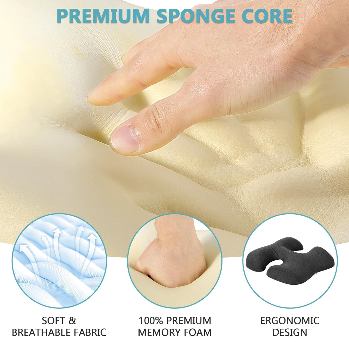Almohada de Masaje Hdenmist boca abajo para Dormir