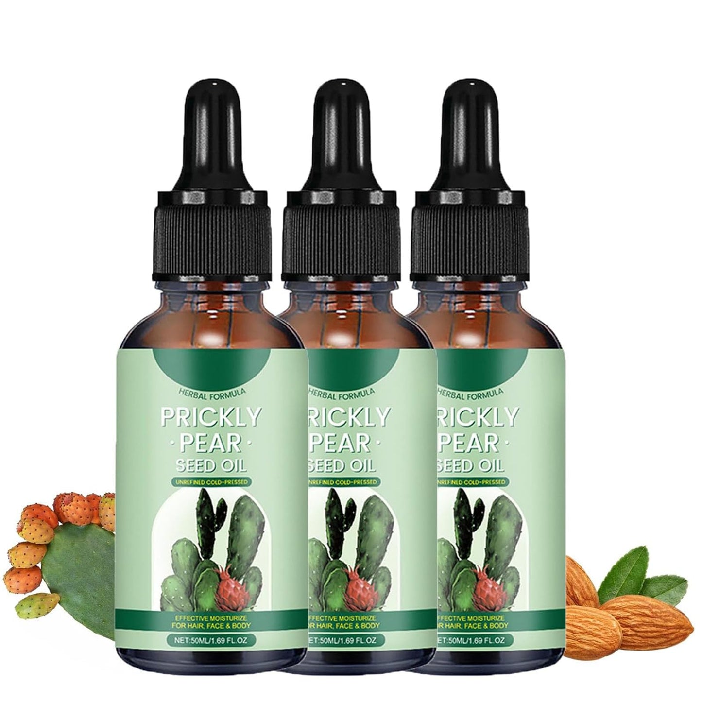 Aceite orgánico de semilla de higo chumbo: hidratación profunda para piel seca - Rostro y cuerpo. Beneficios del aceite de cactus prensado en frío.