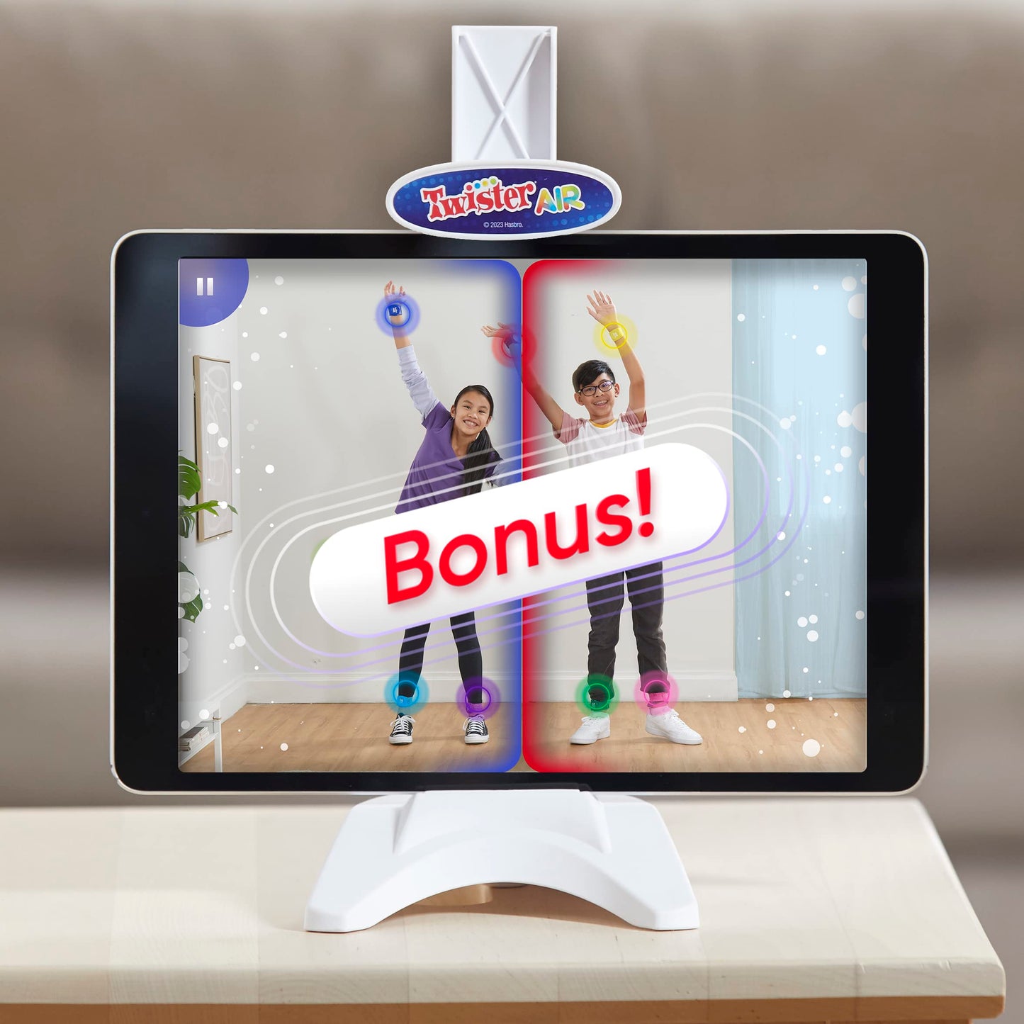Juego Interactivo Twister Air Aplicación AR Azul Activo para Niños y Adultos