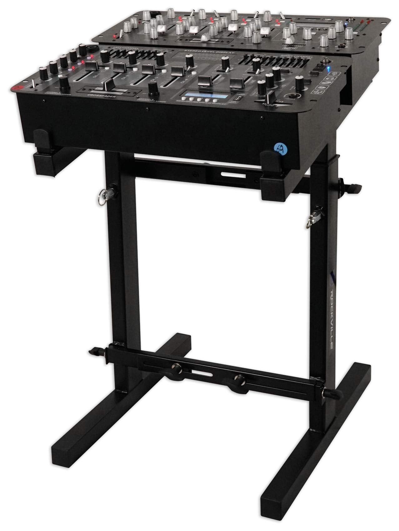 Soporte Mezclador Portátil Rockville Ajustable en Altura y Ancho