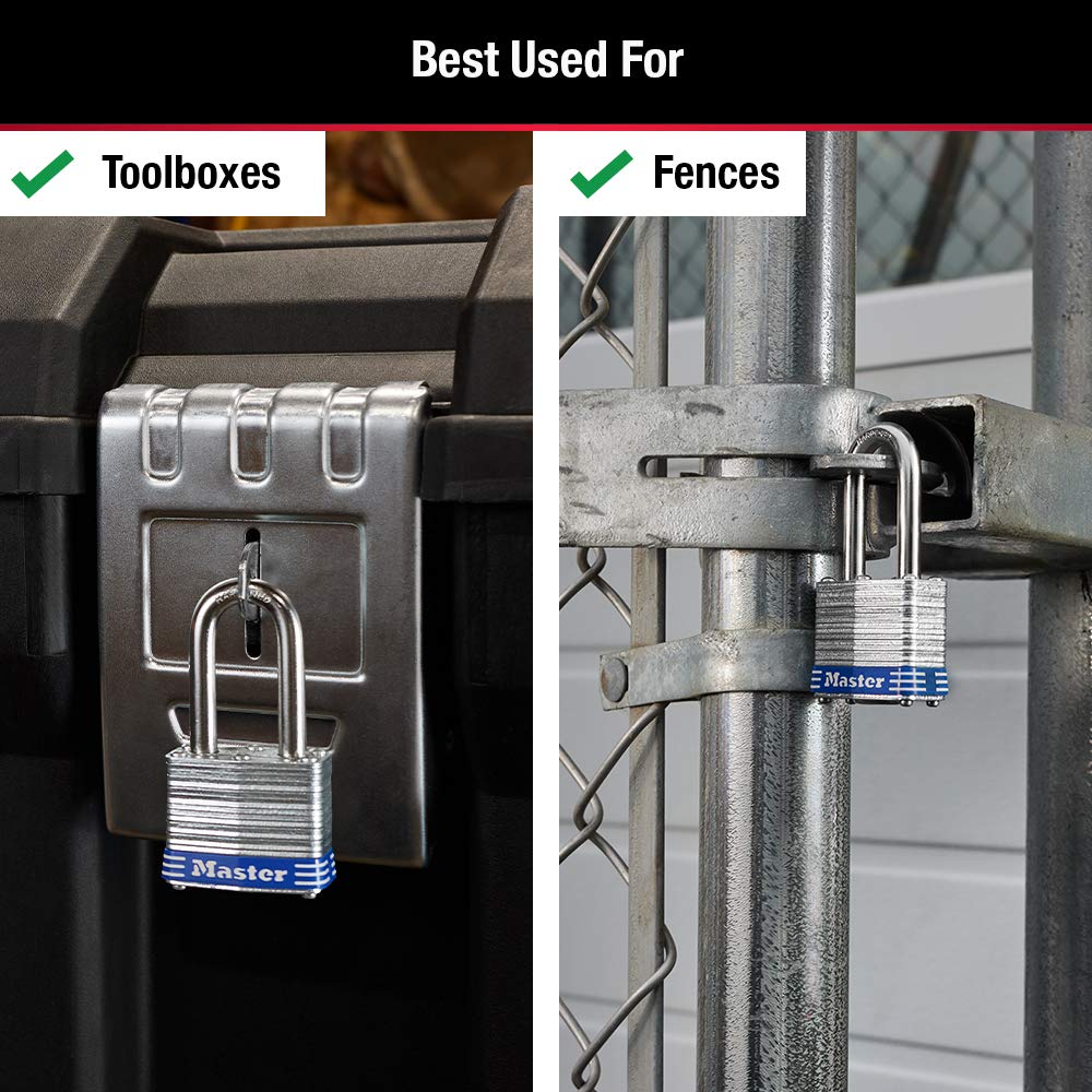 Candado de Combinación Master Lock 38 Mm Pack de 3