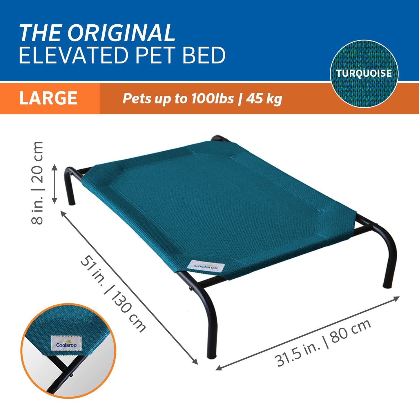 Coolaroo - Cama elevada para Mascotas