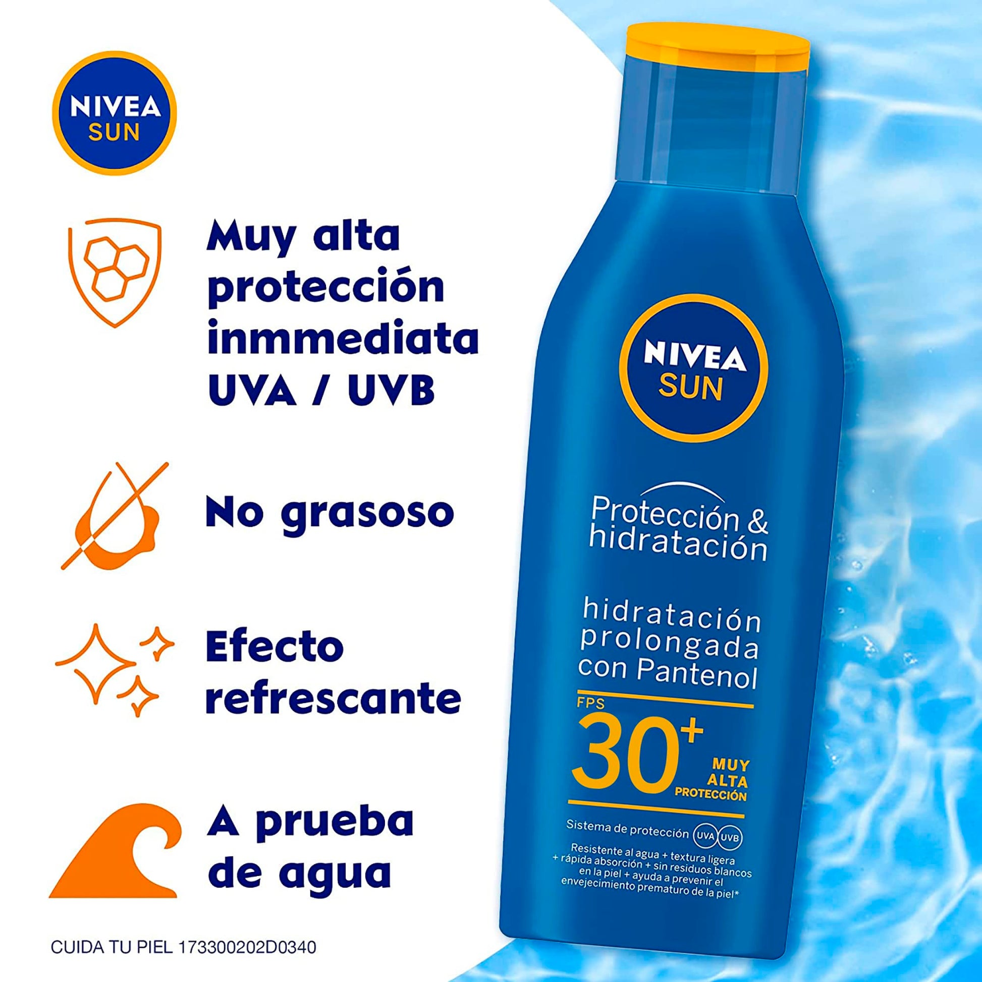 Protector Solar Nivea Sun FPS 30 Humectante