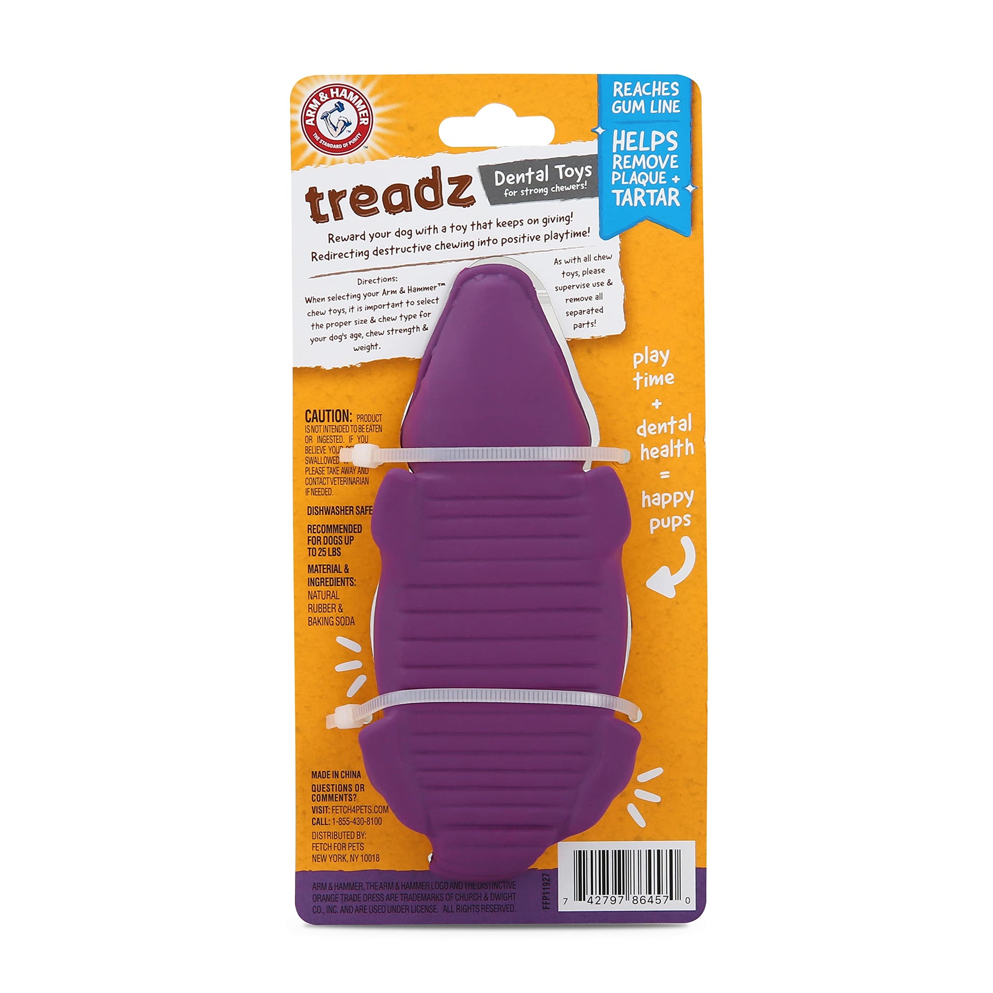 Arm & Hammer, Juguete para Perro Mini Cocodrilo de 5.2"