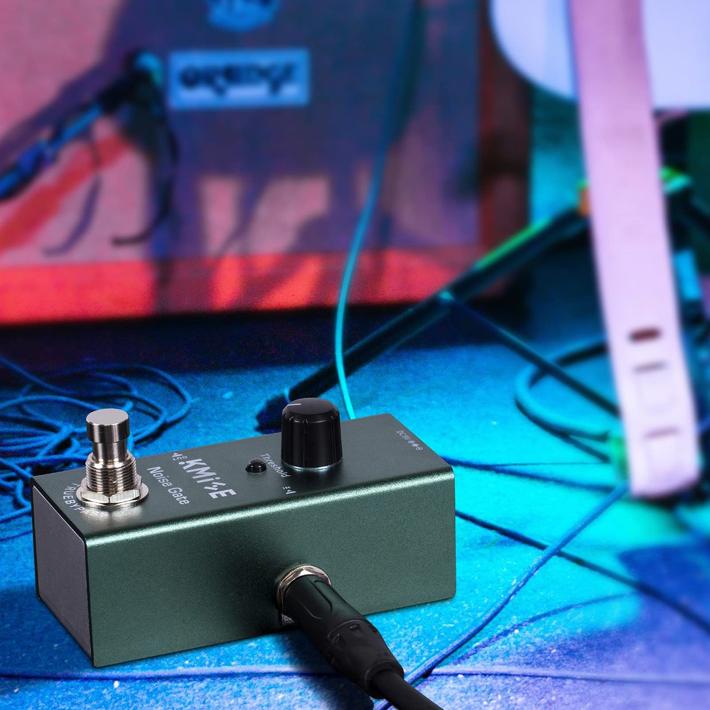 lotmusic Pedal de efectos de guitarra eléctrica Mini tipo único DC 9V True Bypass (Noise Gate)