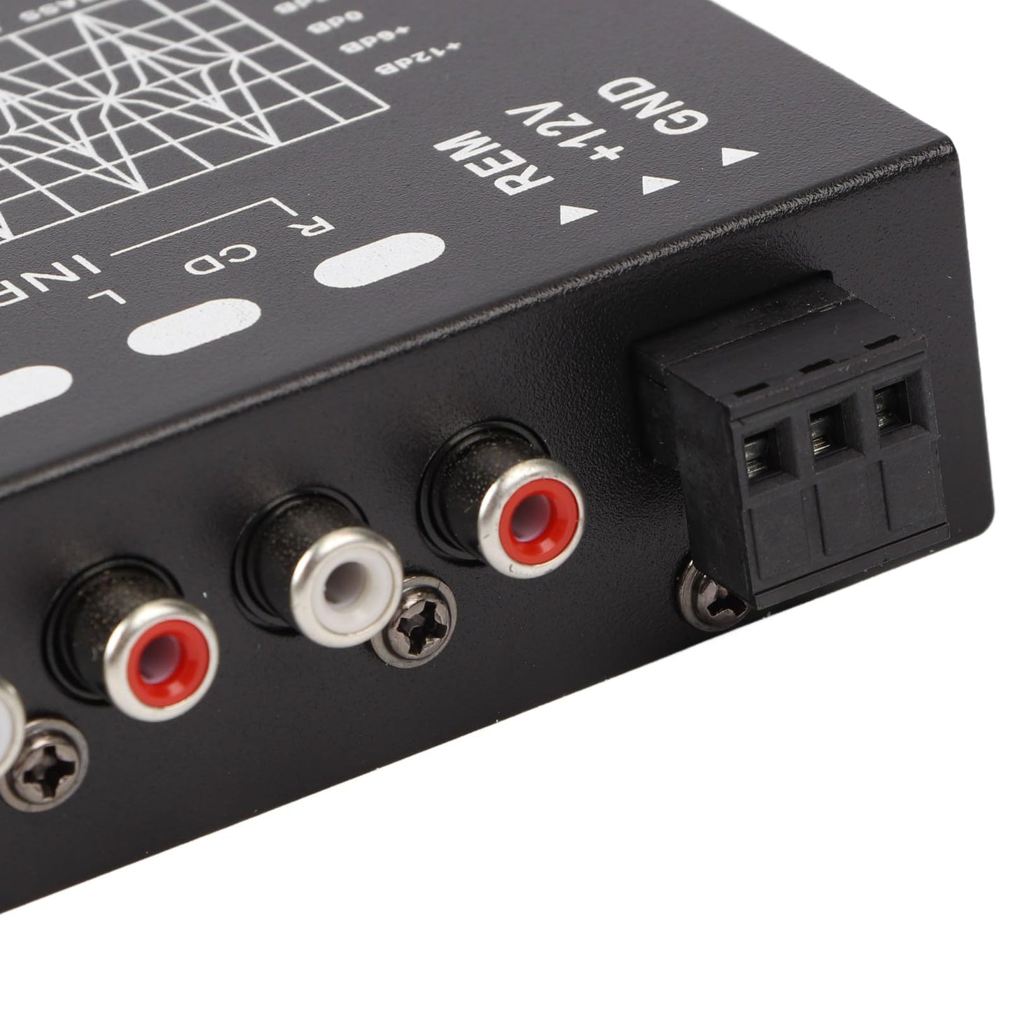 Fydun Ecualizador de Audio, Procesador de Audio Digital Ecualizadores Ajustable 5 Bandas Sintonización Precisa EQ Amplificador Crossover Ecualizador Gráfico