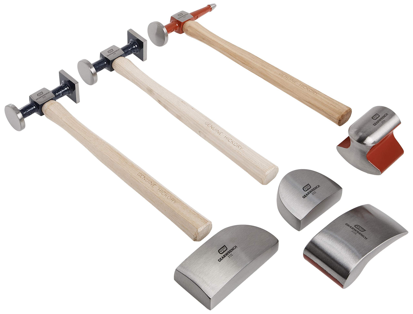 GearWrench 82302 Set de martillos para Acabados de 7 Piezas