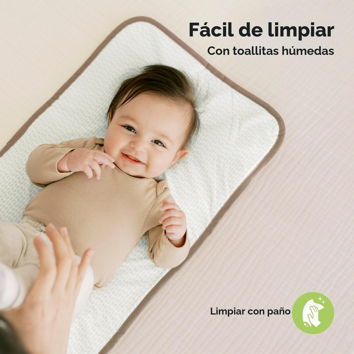KeaBabies - Cambiador portátil de pañales, fácil de limpiar, plegable e impermeable para bolsa de pañales, compacto, ligero, recién nacido de 25 x 13 pulgadas, bebé, cambiador de bebé esencial de