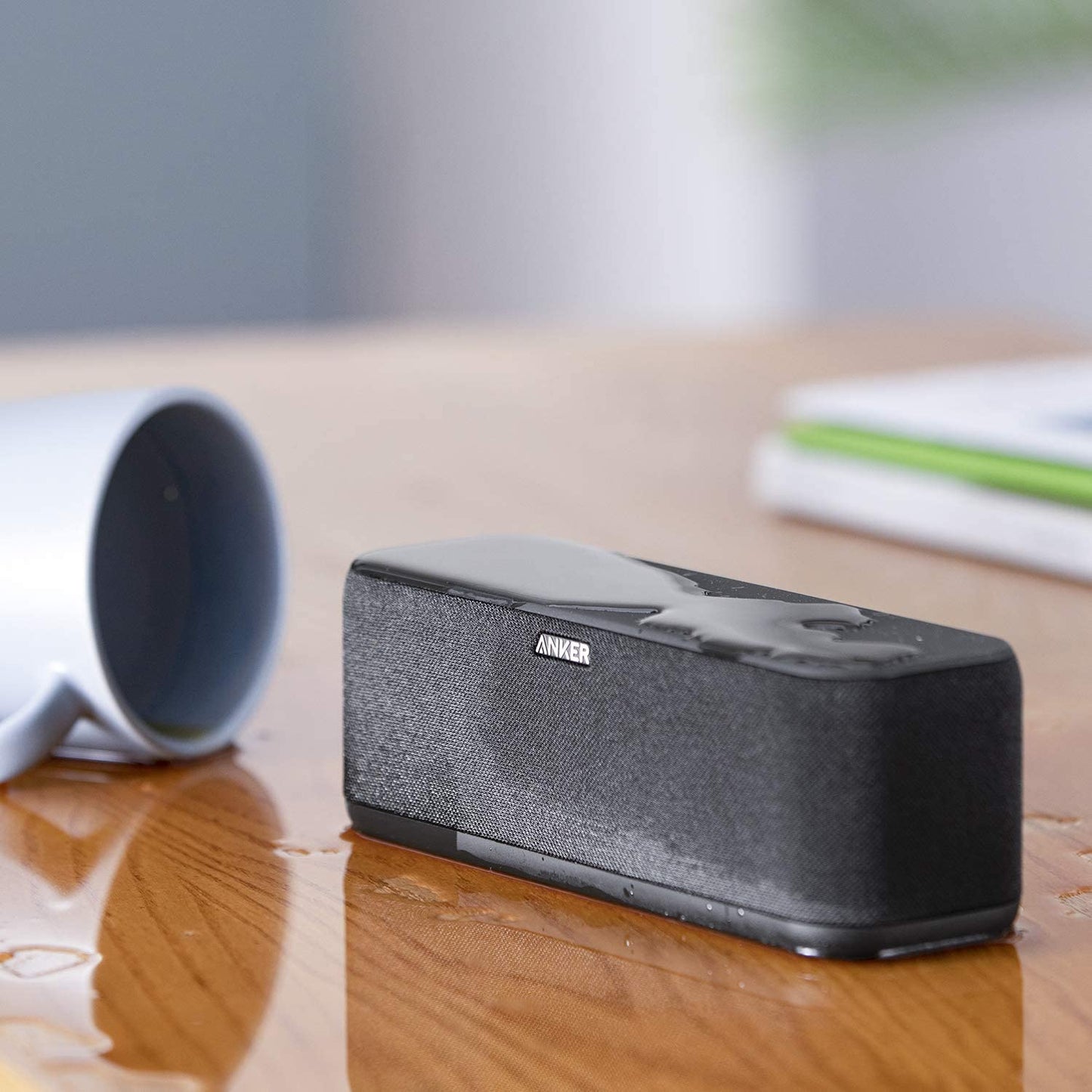 Soundcore by Anker Boost Bocinas Portátiles Bluetooth con Sonido Equilibrado y Graves, 12h de Reproducción, USB-C, IPX7, Impermeable, Ecualizador Personalizable y Emparejamiento Estéreo