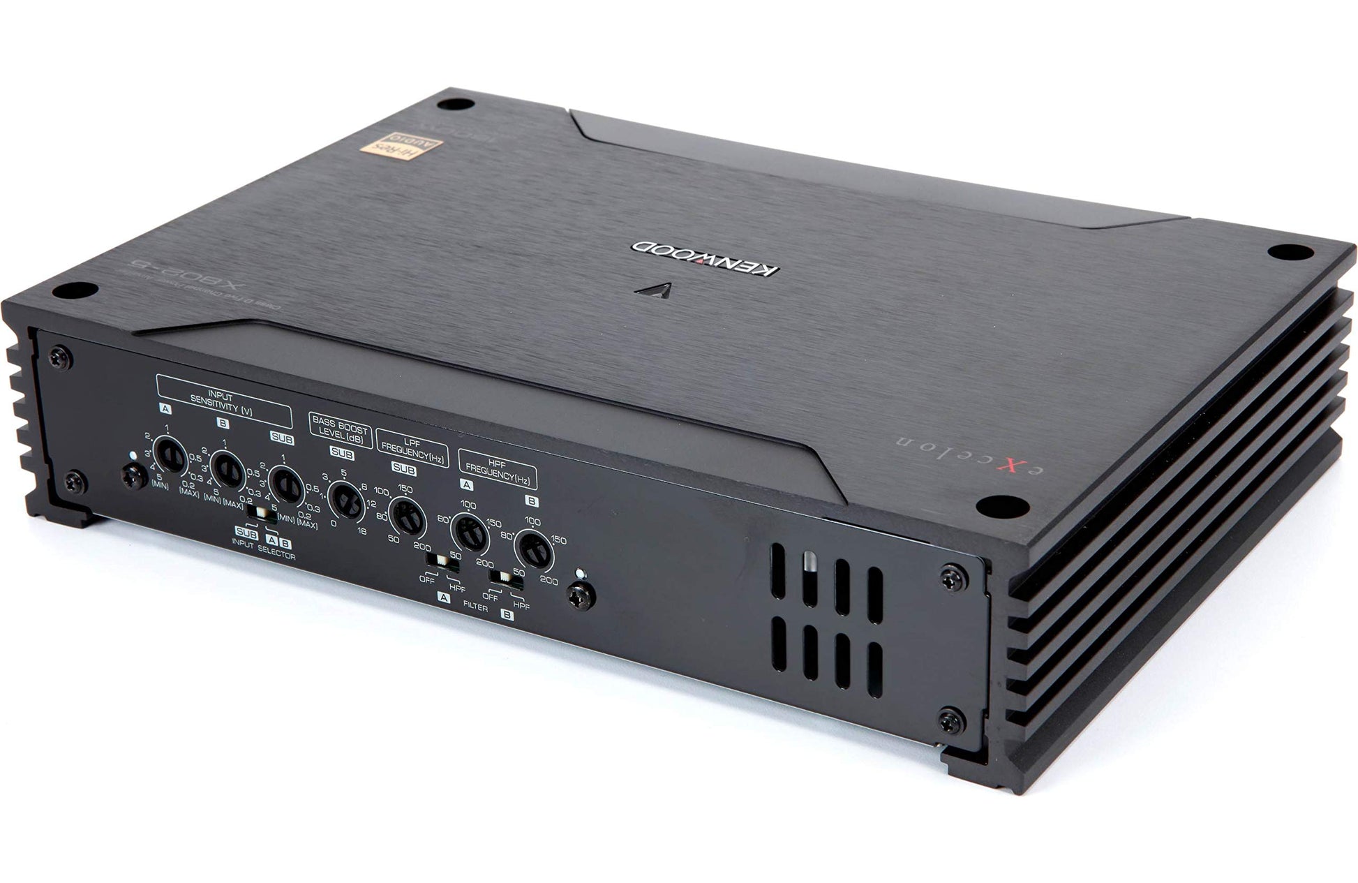 Amplificador de Audio para Coche Kenwood eXcelon 5 Canales 1600 Vatios Máximo