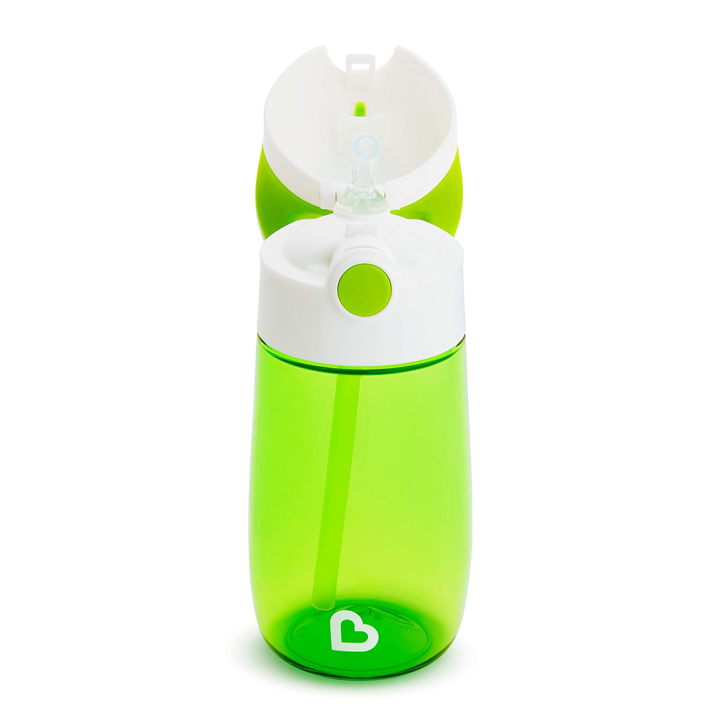 Flip and Go Tritan Straw Cup, 12 Ounce, Green