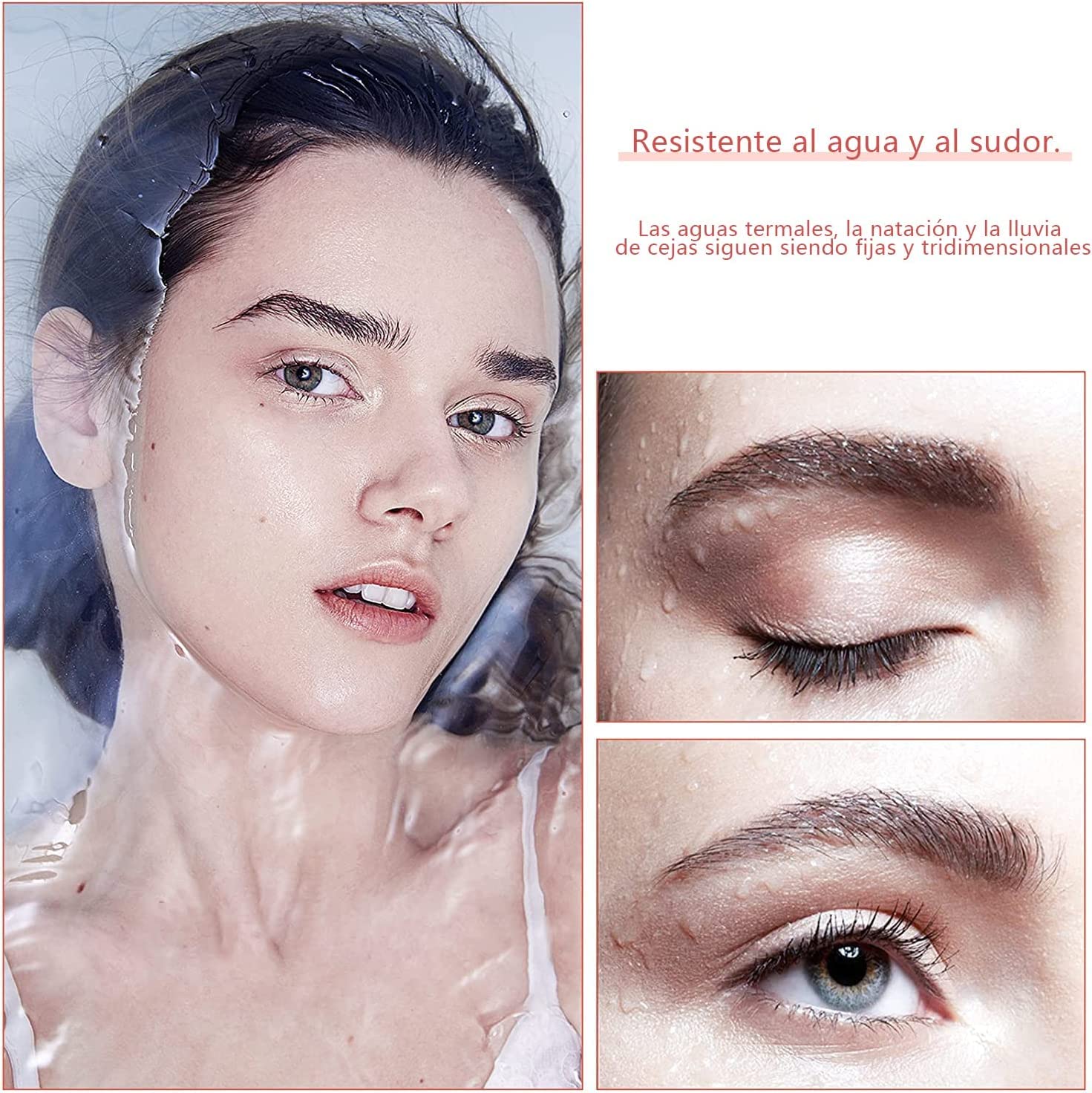 Kit de Laminación de Cejas, Kit de Permanente de Cejas, Kit de Elevación de Cejas, Brow Lift Kit Permanente Profesional para Cejas Semipermanente de Bricolaje para Uso Doméstico de Salón (A)