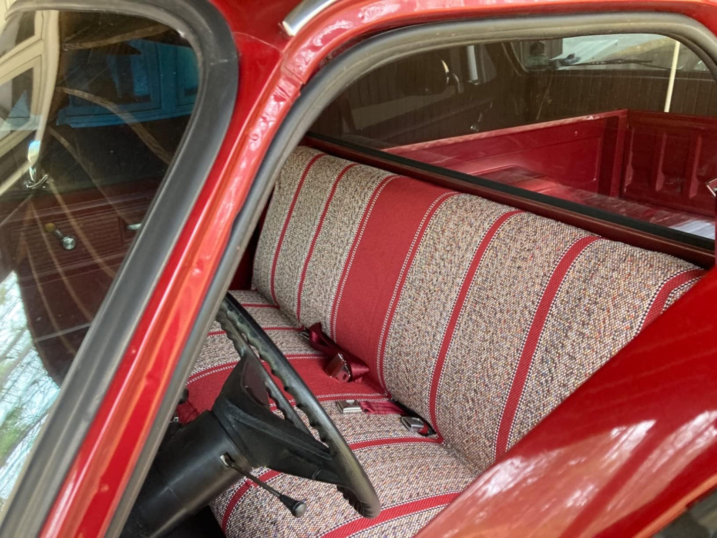 West Coast - Funda de asiento universal para sillín Baja de tamaño completo, Rojo