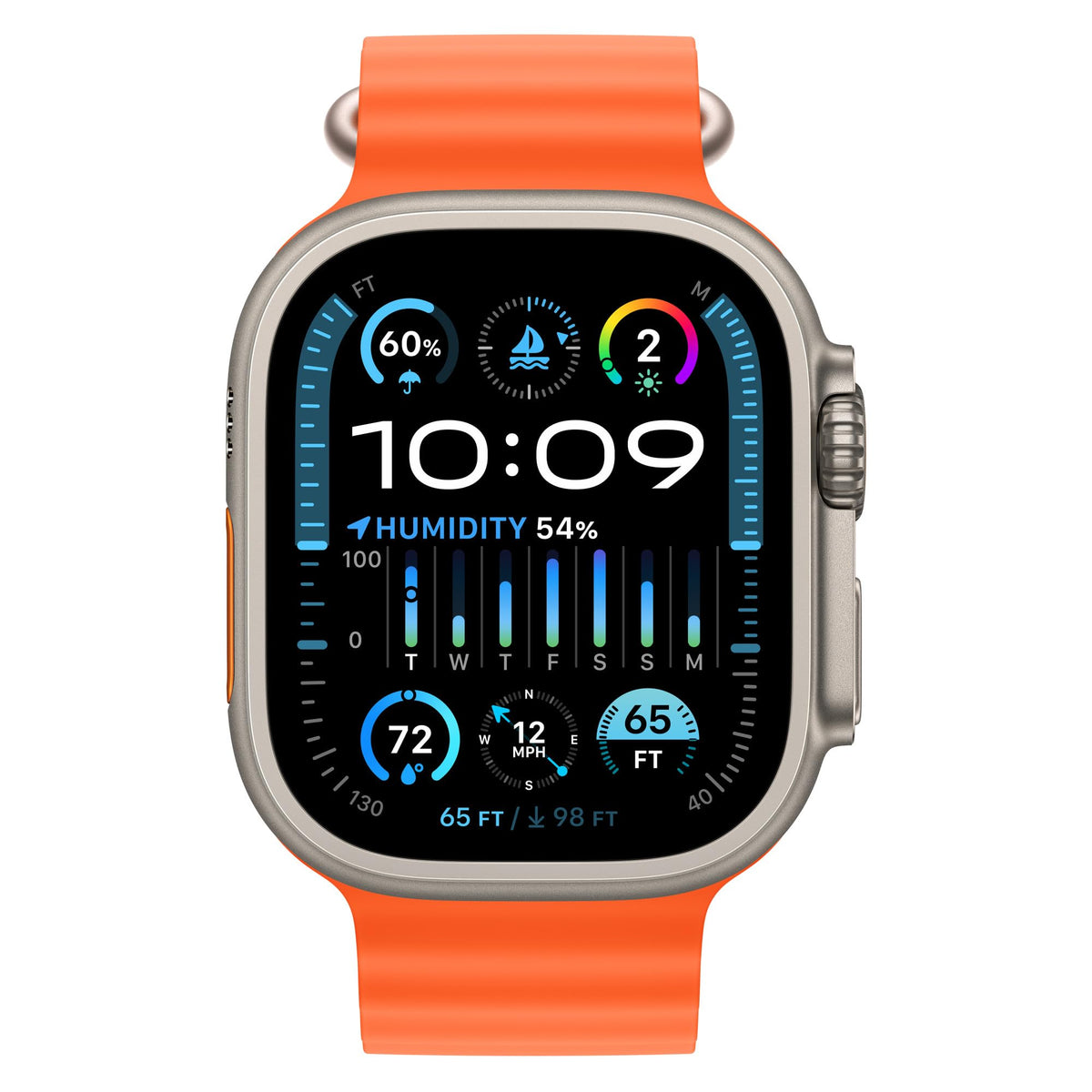 Reloj Inteligente Apple Watch Ultra 2 Titanio Naranja Reacondicionado Premium