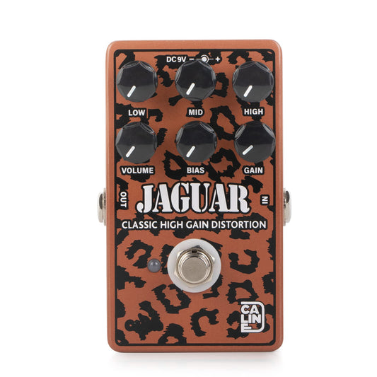 Caline CP-510 Jaguar - Pedal de efecto guitarra distorsión True Bypass carcasa de aleación de aluminio