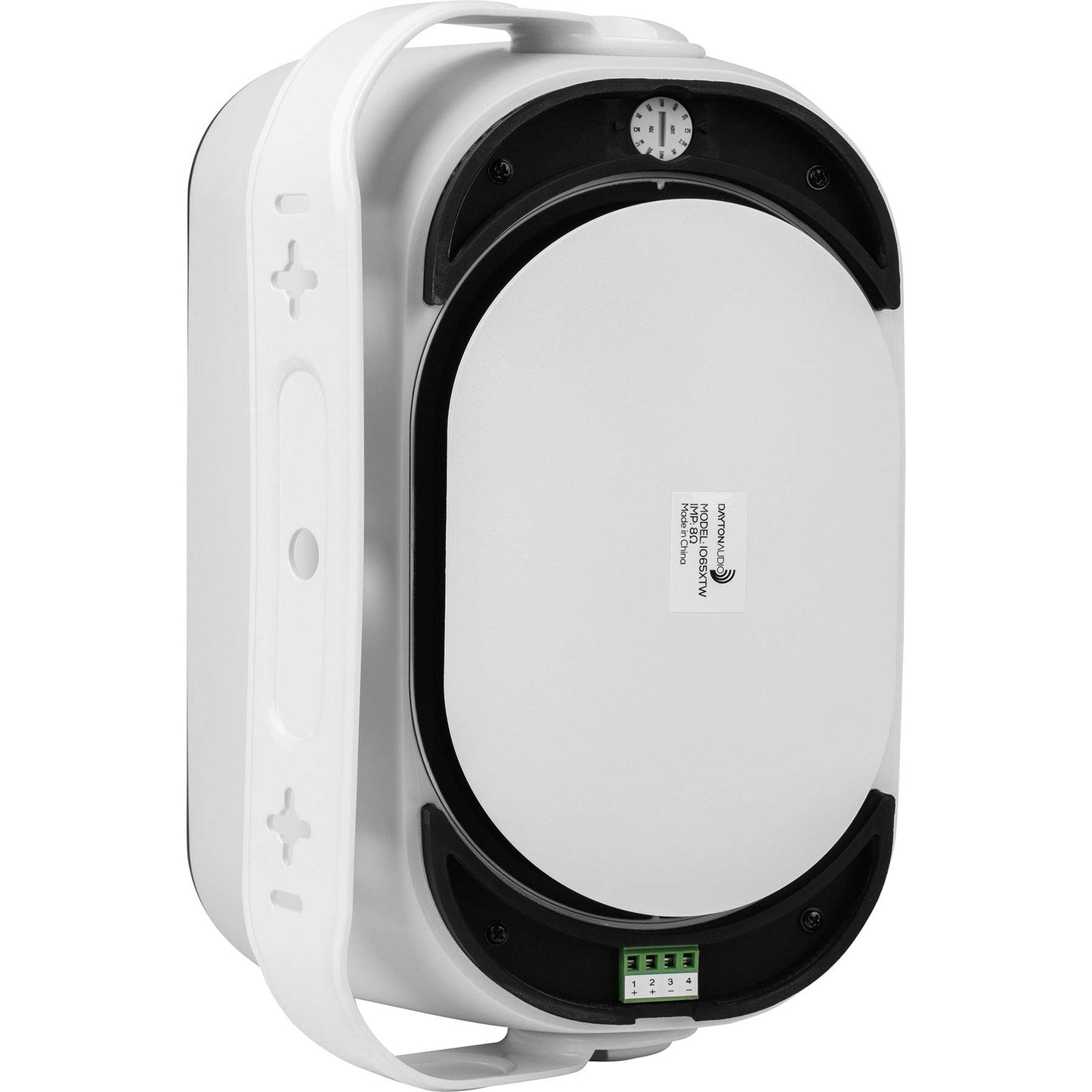 Dayton Audio IO65XTW 6-1/2" IP66 70/100V 8 Ohm Pares de altavoces de 2 vías para interiores y exteriores con radiador blanco