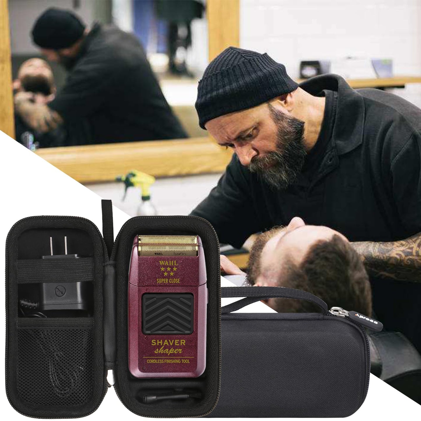 Aproca Hard Travel Carrying Case for Andis 17150 Profoil Lithium Shaver