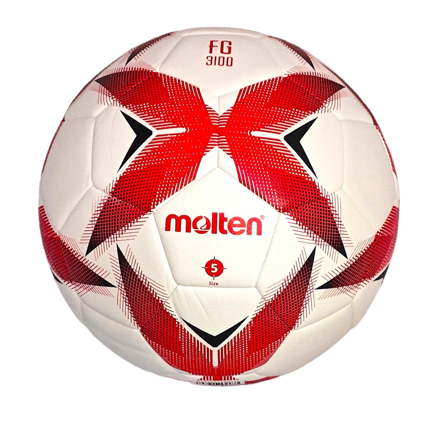 Balón de Fútbol Molten Rojo Forza 3100 no. 5 Híbrido para Pasto