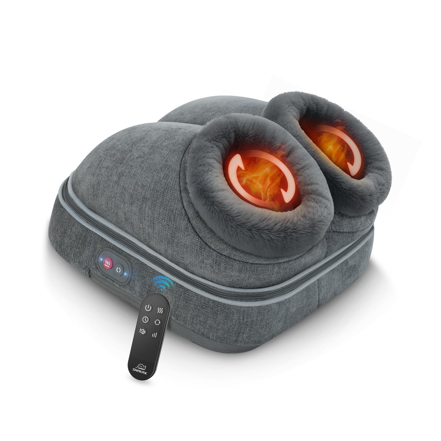 Masajeador De Pies Shiatsu Snailax Electrick Con Calor Para Neuropatía y Fascitis Plantar Para Mujer y Hombre