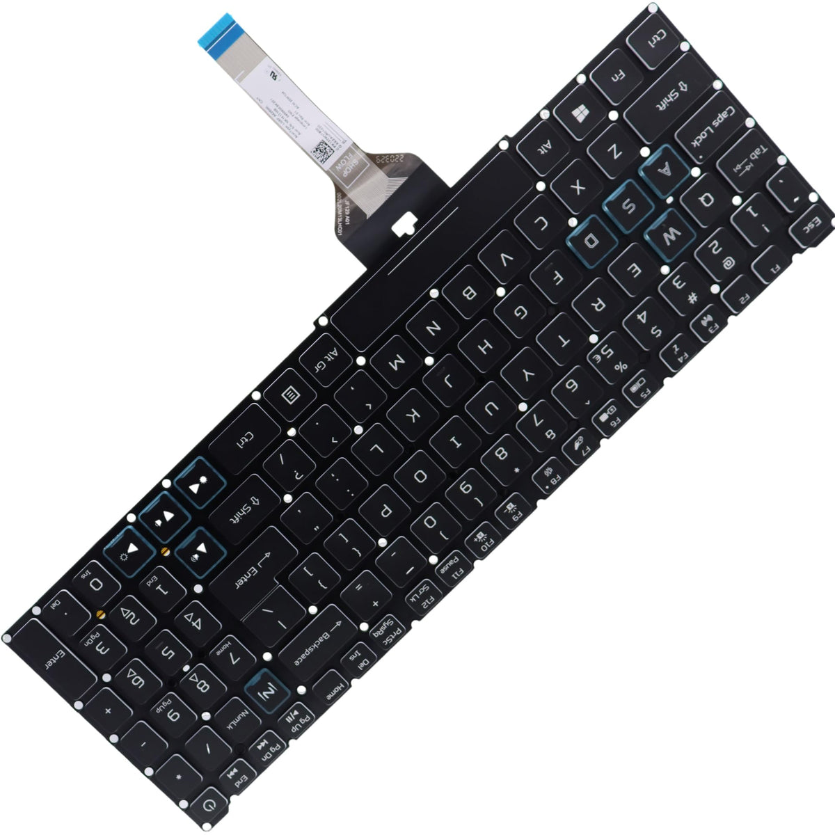 Teclado Retroiluminado Deal4GO Negro RGB Repuesto para Acer