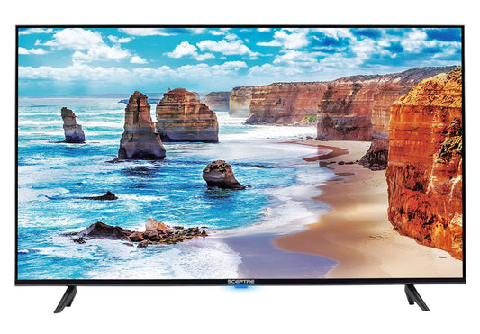 Sceptre Televisión de 43" Serie X43 1080P Full HD LED TV Diseño Sin Bordes con HDMI,VGA, MEMC 120, USB Frecuencia de Actualización 60 Hz X437BV-FSRD (Reacondicionado)