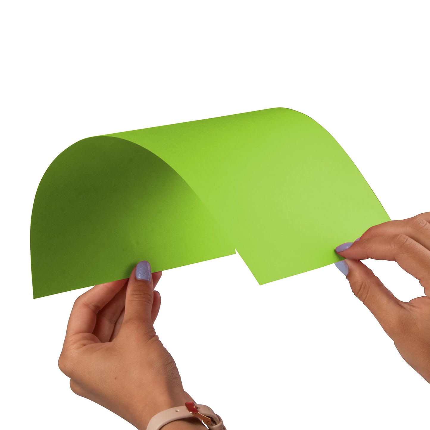 JAM PAPER Papel de color de 25 libras – 90 g/m² – 8,5 x 11 – verde lima – 50 hojas/paquete