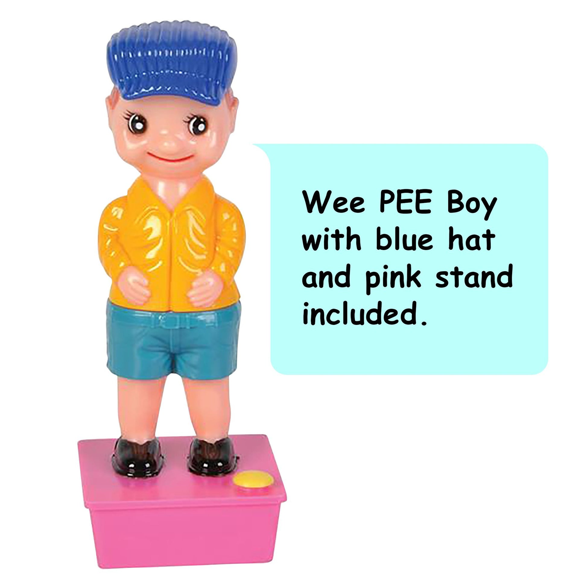 ArtCreativity Squirt Wee Pee Boy Set (Pack of 2) | 7.5" Peeing Boy Squirter Toys | Leak-Free Water Base | Classic Funny Novelty Gag Gift for Men, Women, Kids (Multicolor)