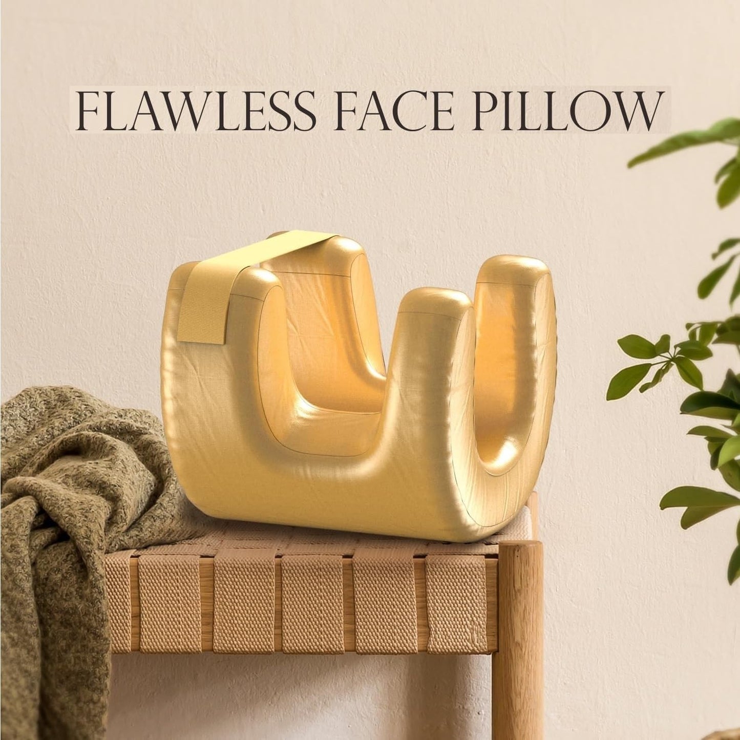 Almohada de Belleza NobiMart Lemniva Rosa Antiarrugas para Dormir de Lado