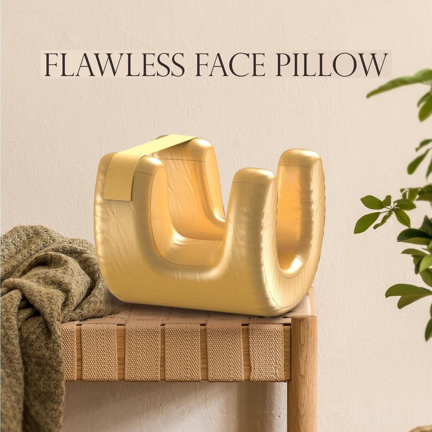 Almohada de Belleza NobiMart Lemniva Rosa Antiarrugas para Dormir de Lado