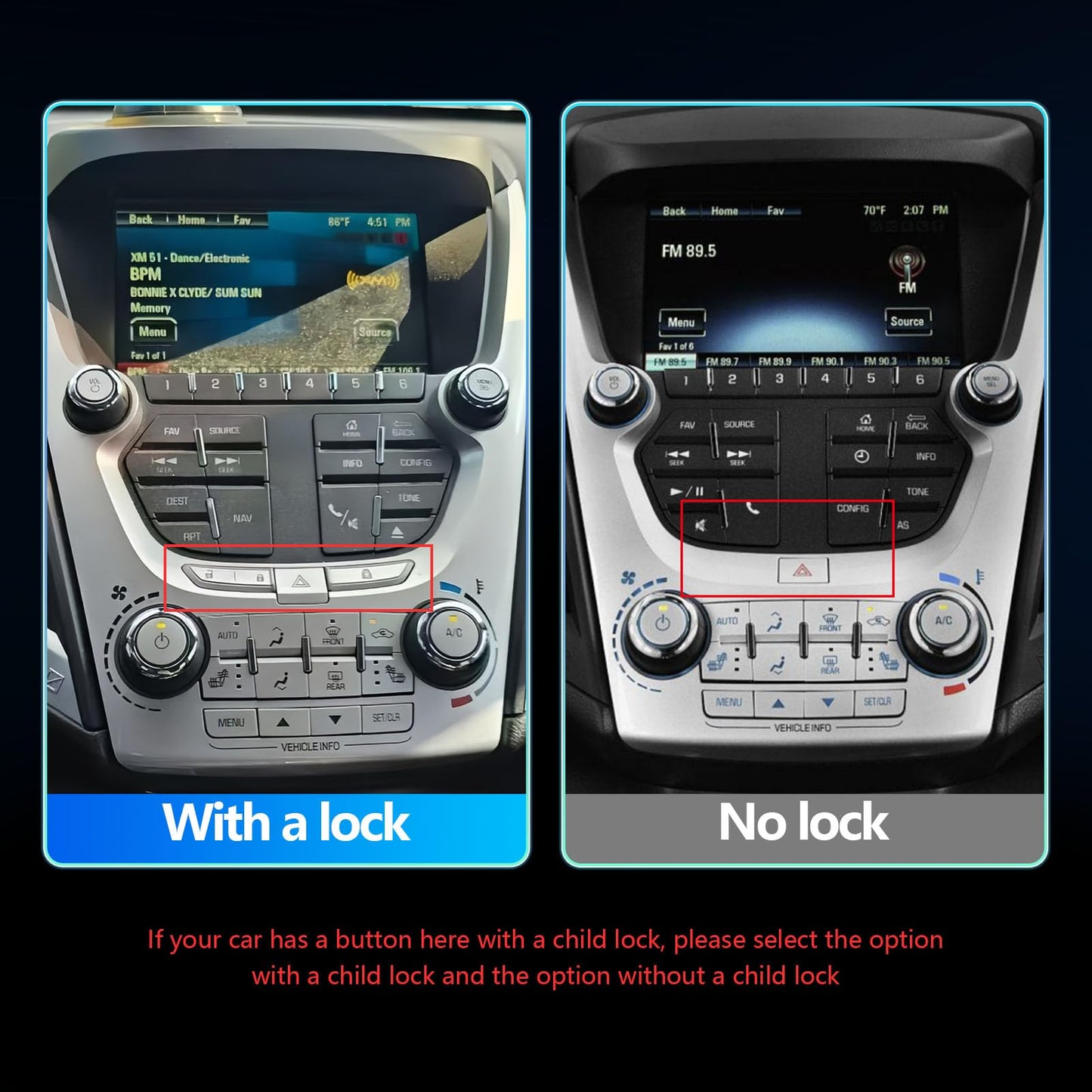 Estéreo de coche Android 12, pantalla táctil HD de 10.1 pulgadas, radio de navegación GPS WiFi con cámara de respaldo para Chevrolet Equinox, GMC Terrain 2012-2017 (4+64 sin bloqueo)